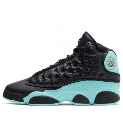 Air Jordan 13 Retro GS Black Island Green 884129-030