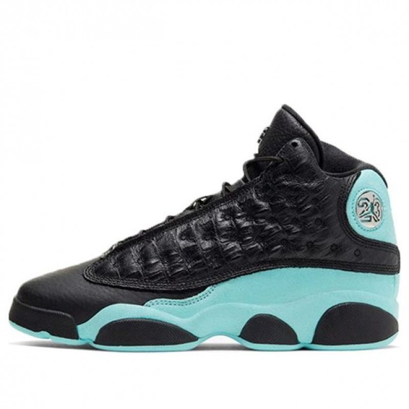 Air Jordan 13 Retro GS Black Island Green 884129-030