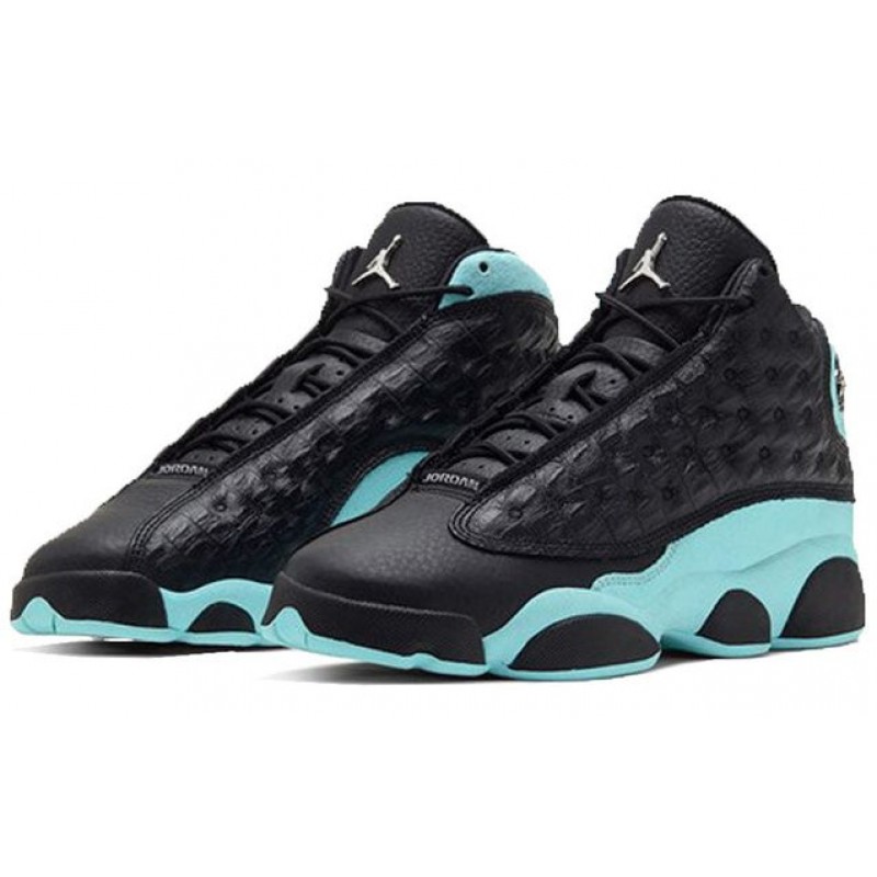 Air Jordan 13 Retro GS Black Island Green 884129-030