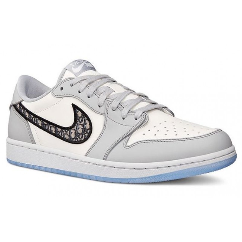 Nike Dior x Air Jordan 1 Low Wolf Grey/Sail/Photon Dust/White CN8608-002