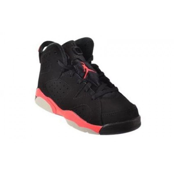 Air Jordan 6 Retro BP 'Infrared' 2014 Black/Infrared 23-Black 384666-023