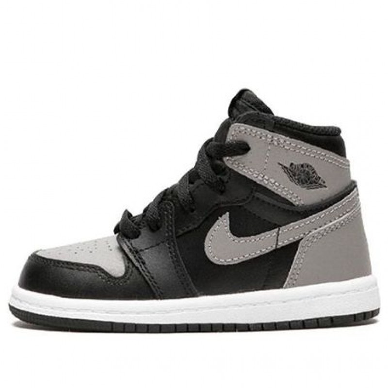 Air Jordan 1 Retro High OG TD 'Shadow' 2018 black/medium grey-white AQ2665-013