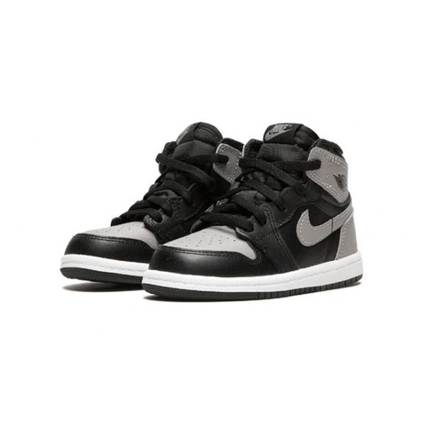 Air Jordan 1 Retro High OG TD 'Shadow' 2018 black/medium grey-white AQ2665-013