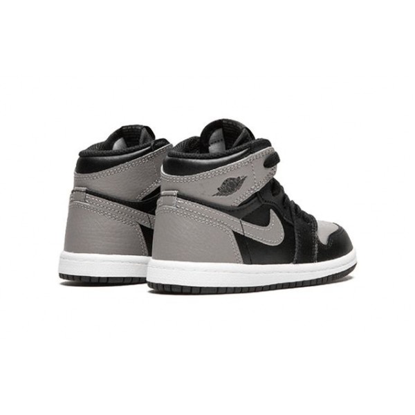 Air Jordan 1 Retro High OG TD 'Shadow' 2018 black/medium grey-white AQ2665-013