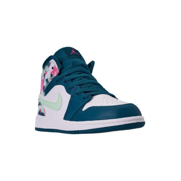 Air Jordan 1 Mid PS 'Green Abyss Frosted Spruce' Green Abyss/Frosted Spruce/White 640737-300