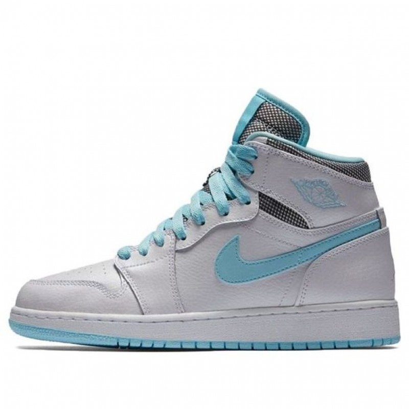 Air Jordan 1 Retro High'White Still Blue' GG White/White-Still Blue 332148-106