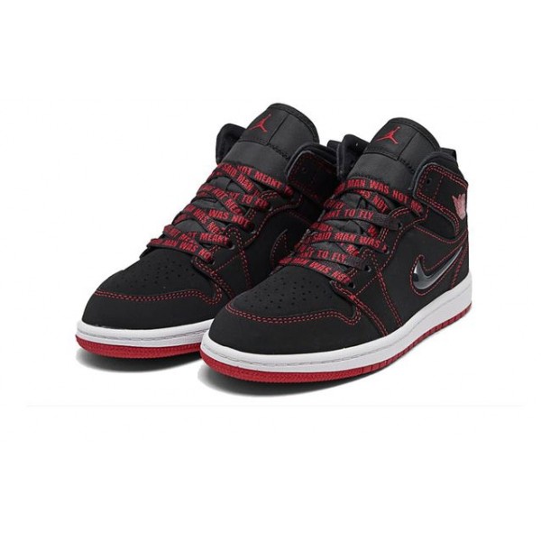 Air Jordan 1 Mid PS SE 'Fearless' Black/Gym Red CU6618-062