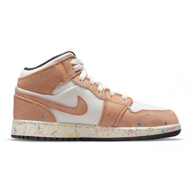 Air Jordan 1 Mid SE (GS) Brushstroke (GS) DA8006-100