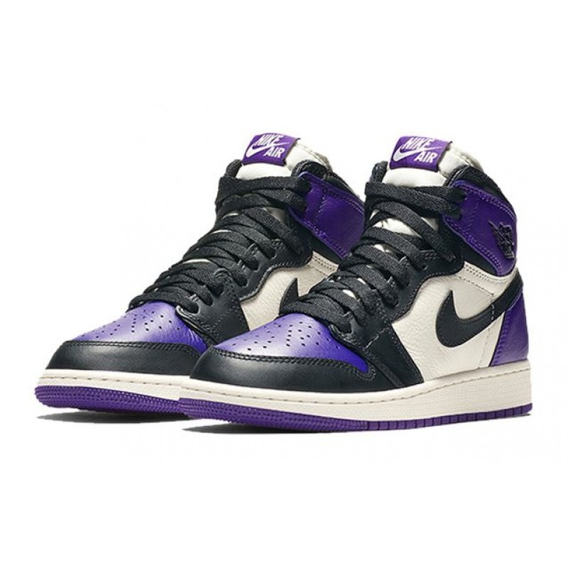 Air Jordan 1 Retro High OG GS Court Purple 575441-501