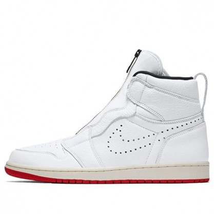 Air Jordan 1 High Zip White University Red AR4833-100