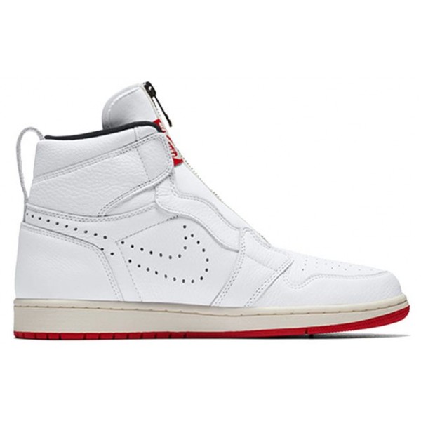 Air Jordan 1 High Zip White University Red AR4833-100