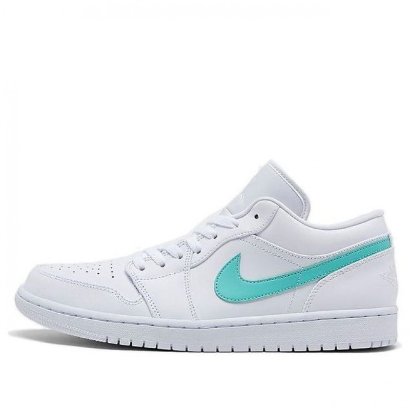 Air Jordan 1 Low 'White Multi-Color' White/Multi-Color/Light Aqua CW7033-100