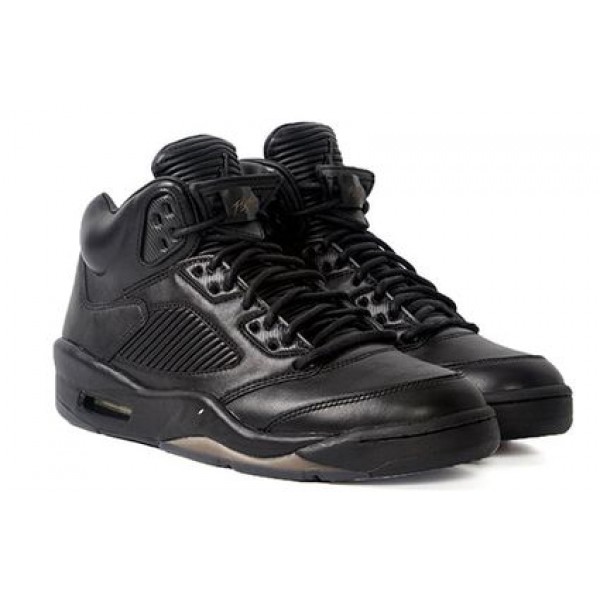 Air Jordan 5 Retro PREM Triple Black 881432-010