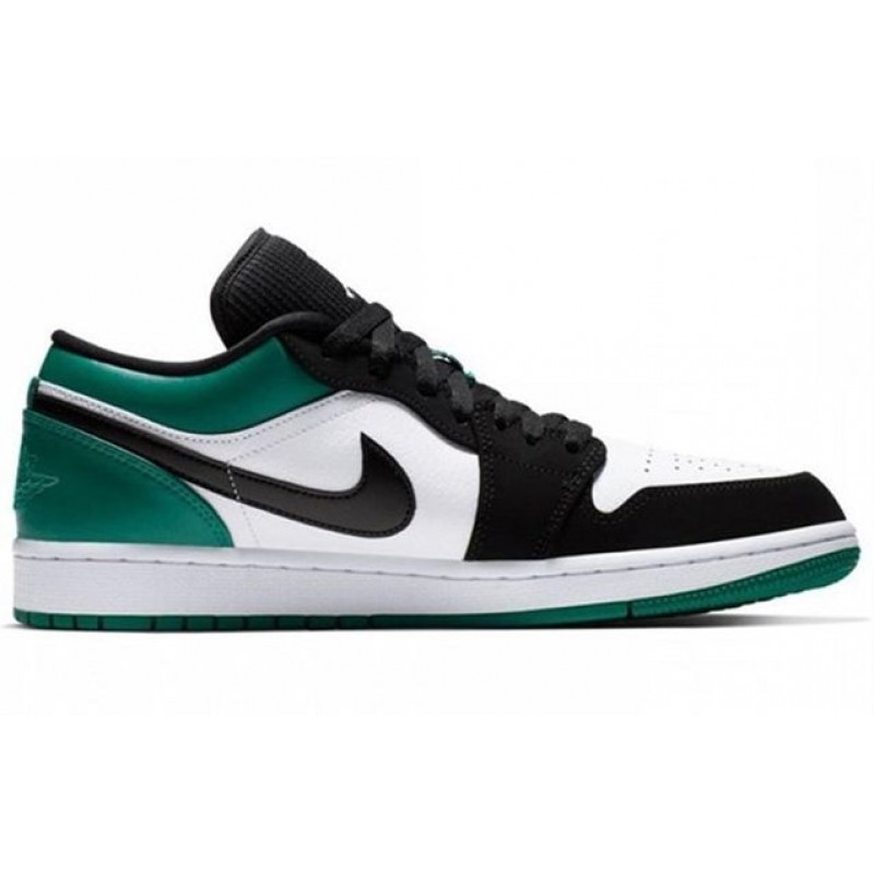 Air Jordan 1 Low White Black Mystic Green 553558-113