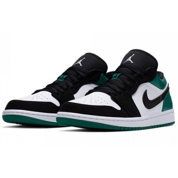 Air Jordan 1 Low White Black Mystic Green 553558-113