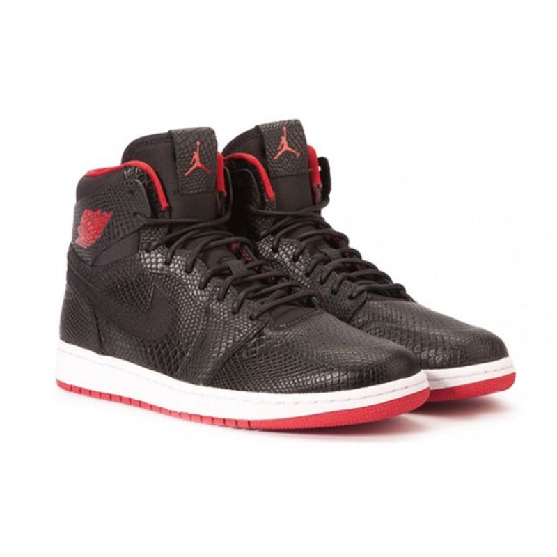 Air Jordan 1 Retro High NOUV Snakeskin - Black Gym Red 819176-001