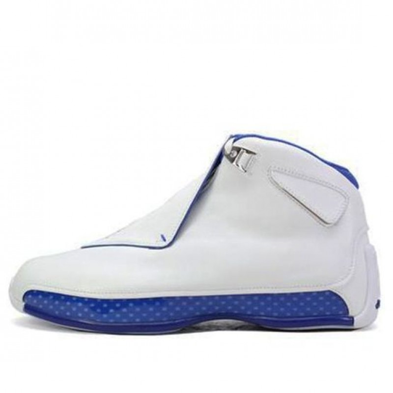 Air Jordan 18 OG 'White Sport Royal' 2003 White/Metallic Silver/Sport Royal 305869-101