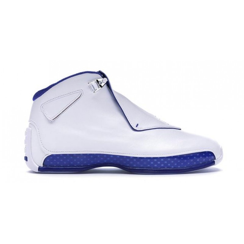 Air Jordan 18 OG 'White Sport Royal' 2003 White/Metallic Silver/Sport Royal 305869-101