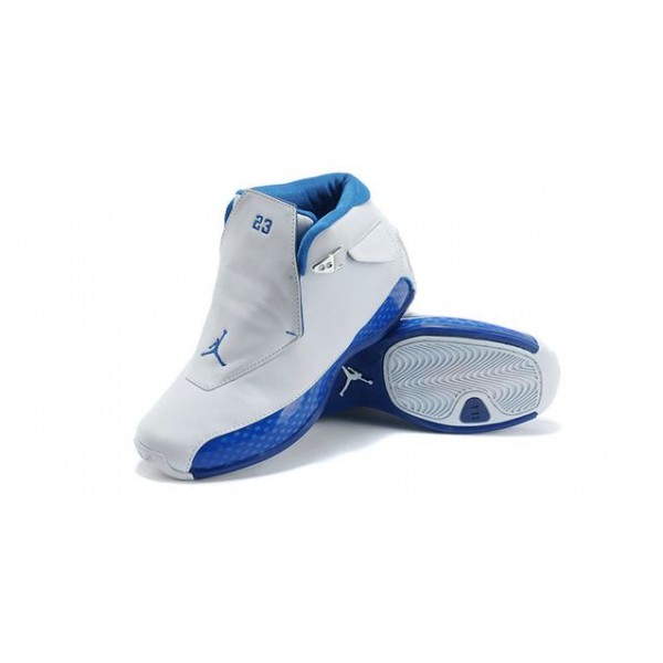 Air Jordan 18 OG 'White Sport Royal' 2003 White/Metallic Silver/Sport Royal 305869-101