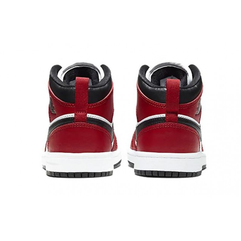 Air Jordan 1 Mid PS 'Chicago Black Toe' Black/Gym Red/Black 640734-069