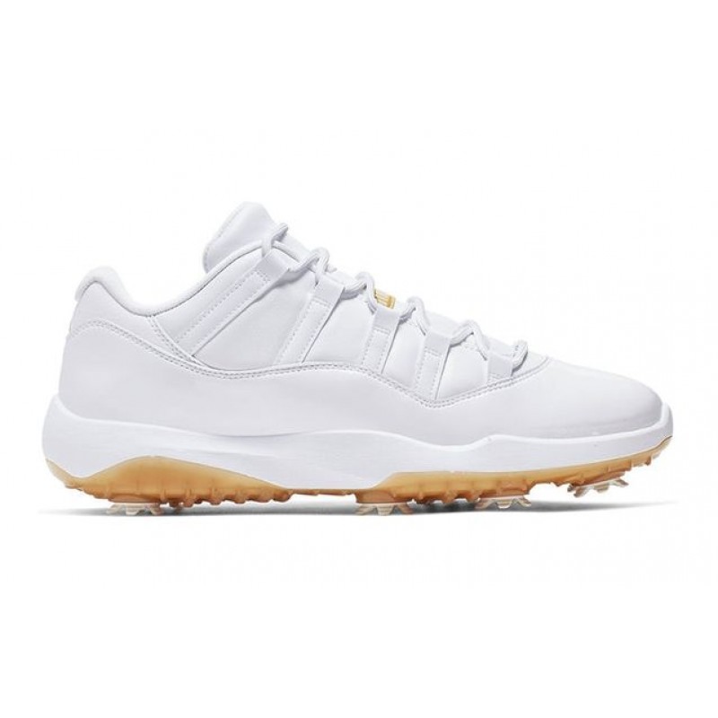 Air Jordan 11 Low Golf 'Metallic Gold' White/Metallic Gold AQ0963-102