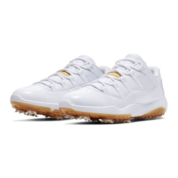 Air Jordan 11 Low Golf 'Metallic Gold' White/Metallic Gold AQ0963-102