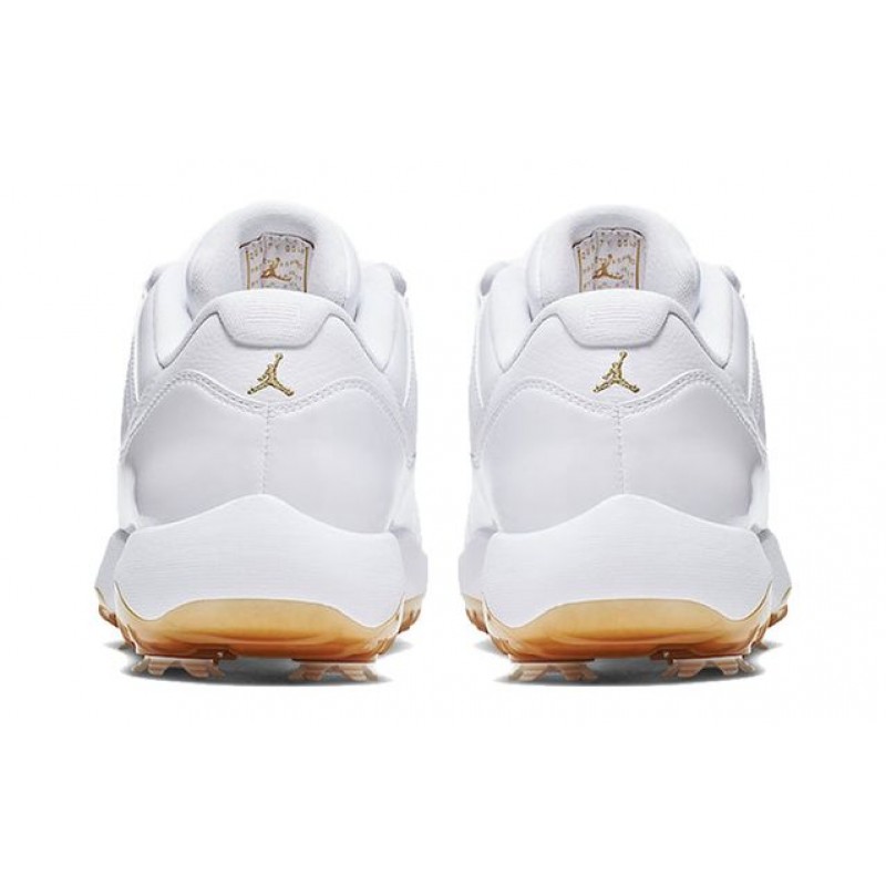 Air Jordan 11 Low Golf 'Metallic Gold' White/Metallic Gold AQ0963-102