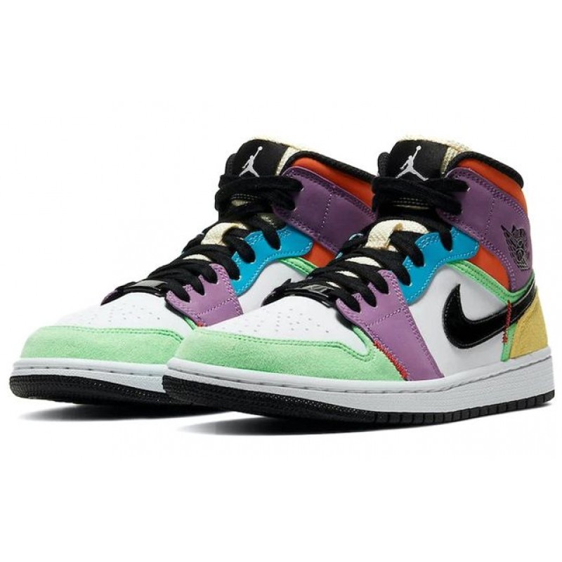 Womens WMNS Air Jordan 1 Mid SE Lightbulb CW1140-100