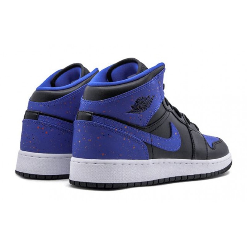 Air Jordan 1 Mid GS Black Royal 554725-048