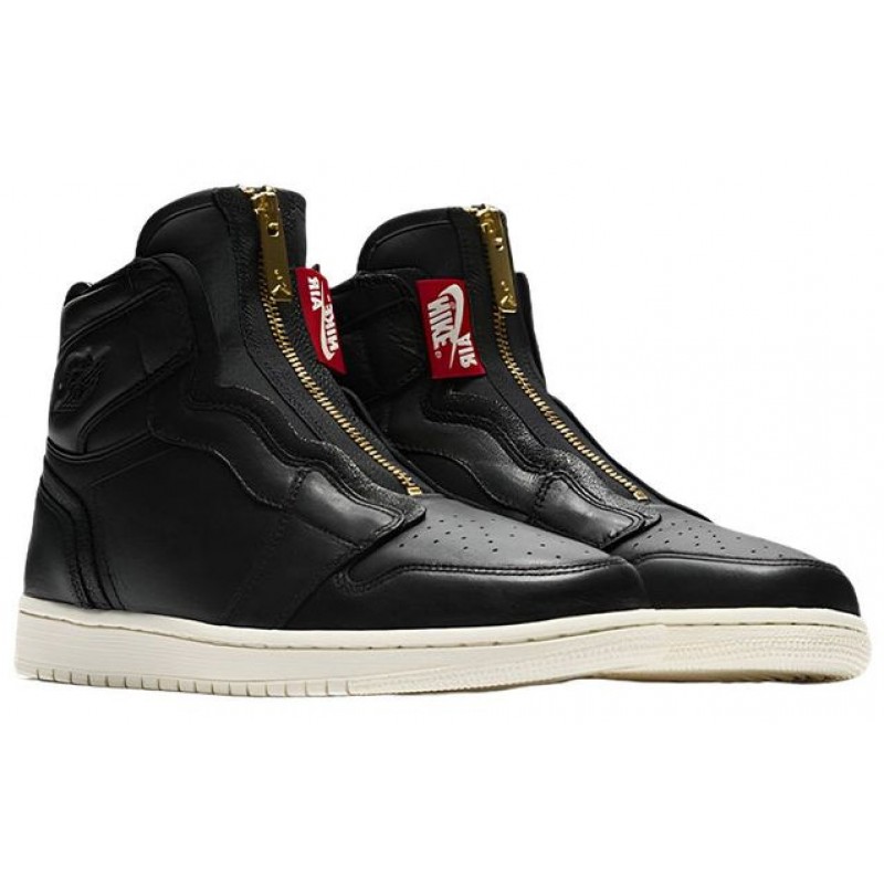 Womens WMNS Air Jordan 1 High Zip Black AQ3742-016