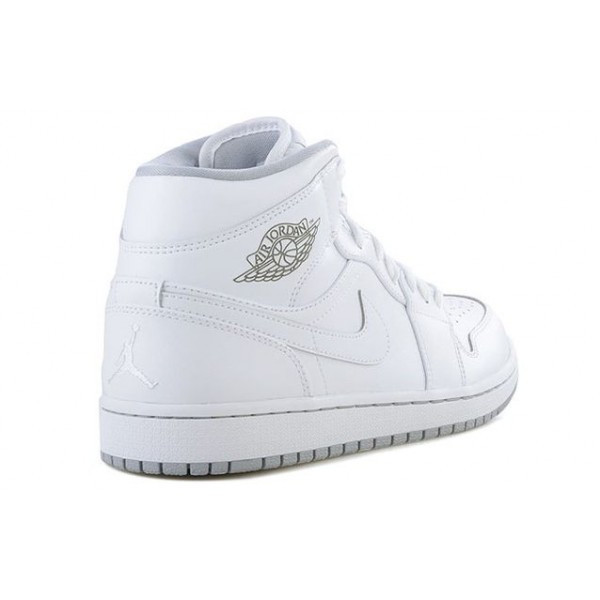 Air Jordan 1 Mid White Wolf Grey 554724-112