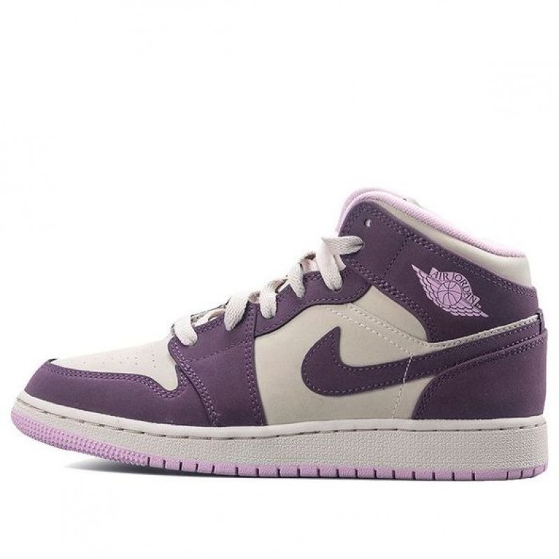 Air Jordan 1 Mid GS Pro Purple 555112-500