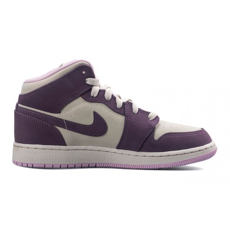 Air Jordan 1 Mid GS Pro Purple 555112-500