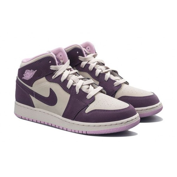 Air Jordan 1 Mid GS Pro Purple 555112-500