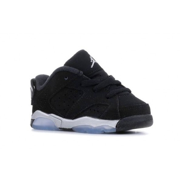 Air Jordan 6 Retro Low TD 'Black' Black/Metallic Silver-White 768883-003