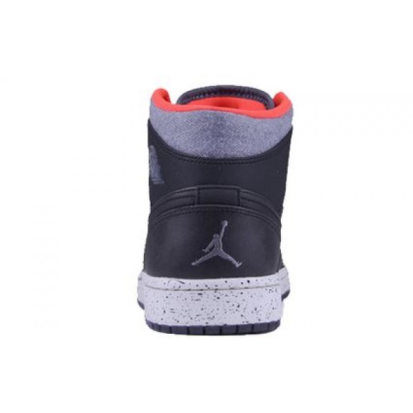 Air Jordan 1 Mid Black Dark Grey Infrared 811124-035