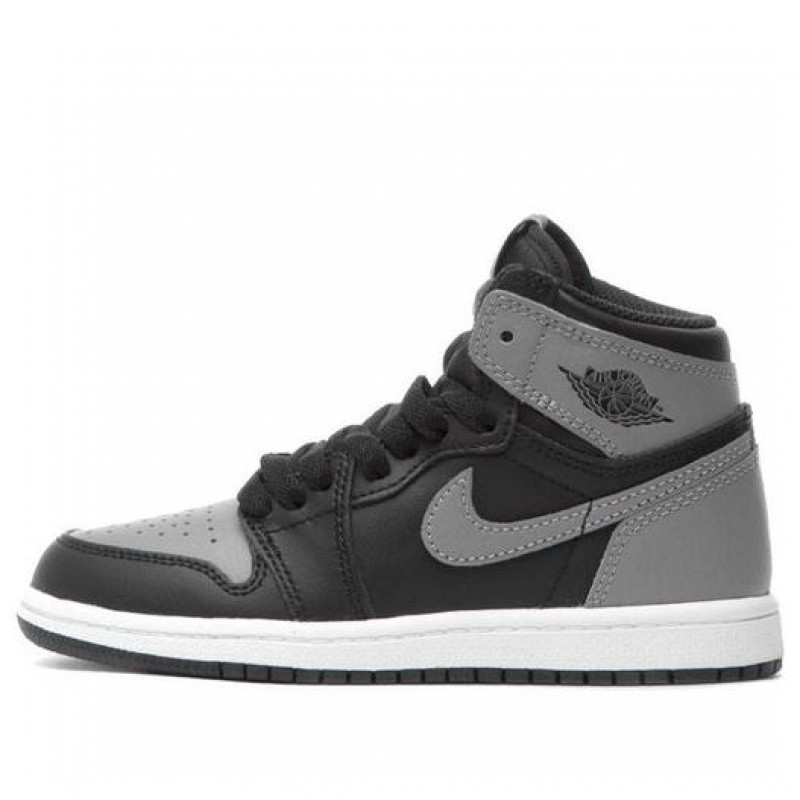 Air Jordan 1 Retro High OG PS 'Shadow' black/gray AQ2664-013