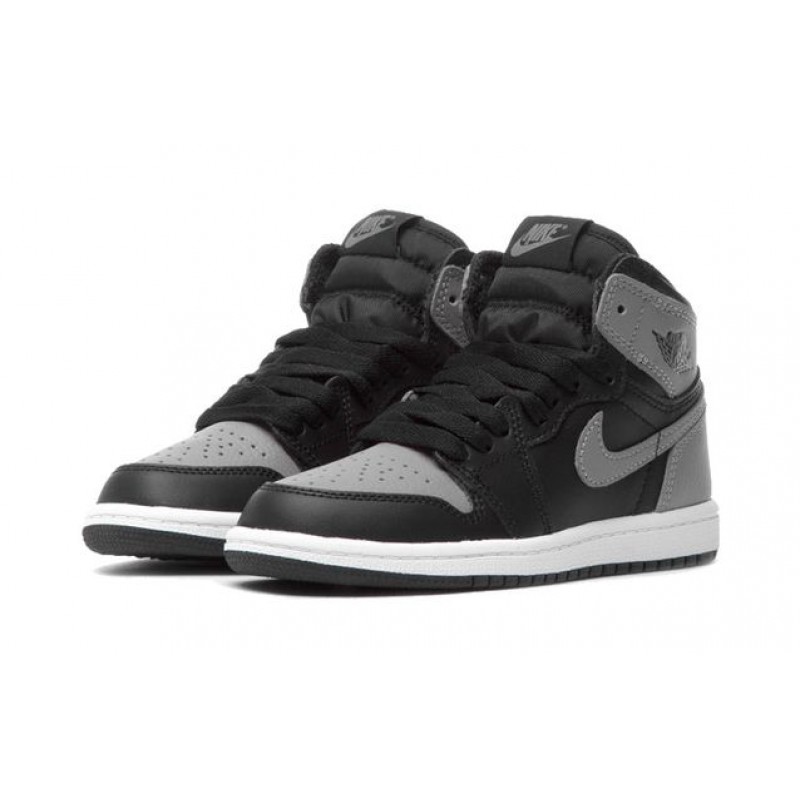 Air Jordan 1 Retro High OG PS 'Shadow' black/gray AQ2664-013