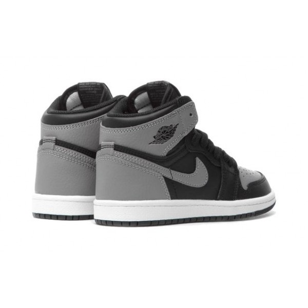 Air Jordan 1 Retro High OG PS 'Shadow' black/gray AQ2664-013