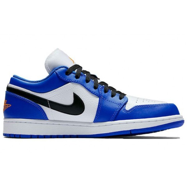 Air Jordan 1 Low Hyper Royal Orange Peel 553558-401