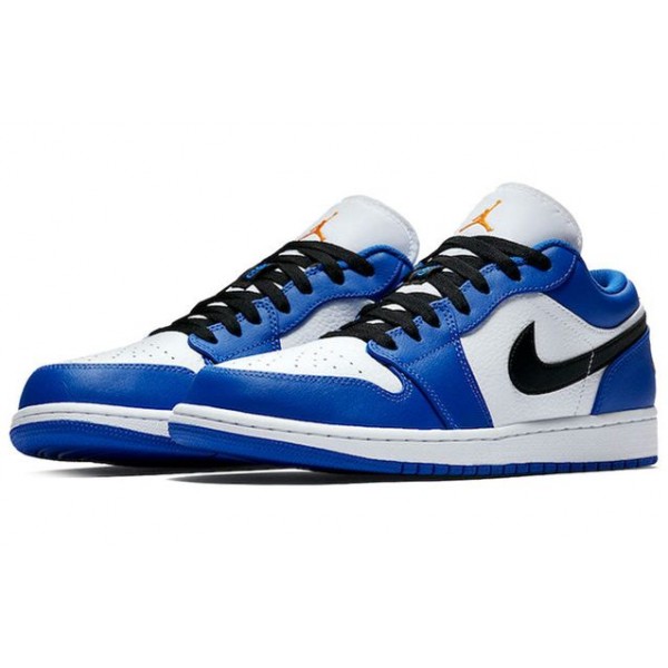 Air Jordan 1 Low Hyper Royal Orange Peel 553558-401