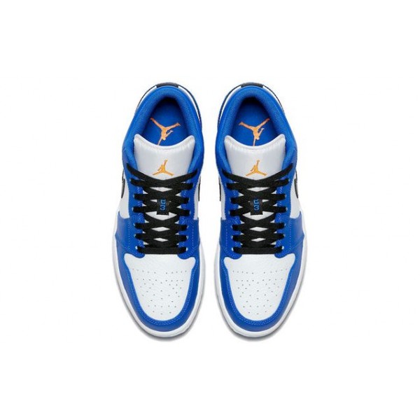 Air Jordan 1 Low Hyper Royal Orange Peel 553558-401