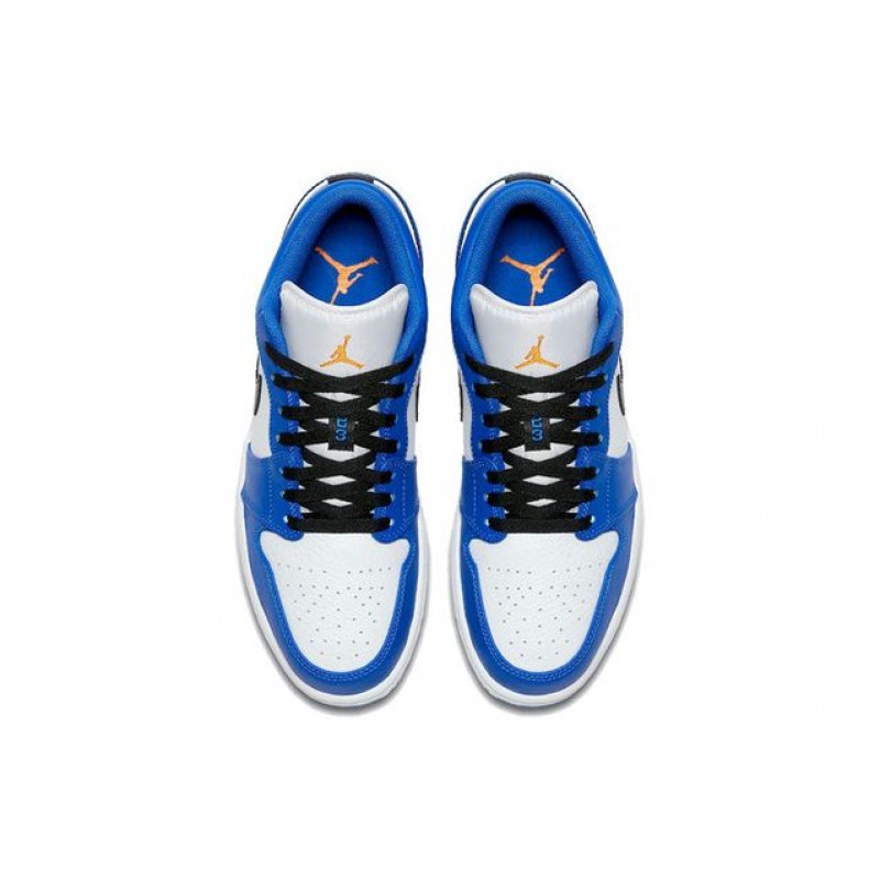 Air Jordan 1 Low Hyper Royal Orange Peel 553558-401