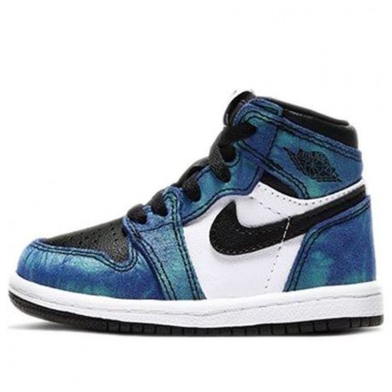 Air Jordan 1 Retro High OG TD 'Tie-Dye' White/Black/Aurora Green CU0450-100