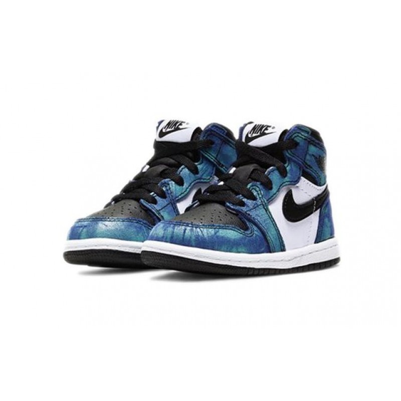 Air Jordan 1 Retro High OG TD 'Tie-Dye' White/Black/Aurora Green CU0450-100