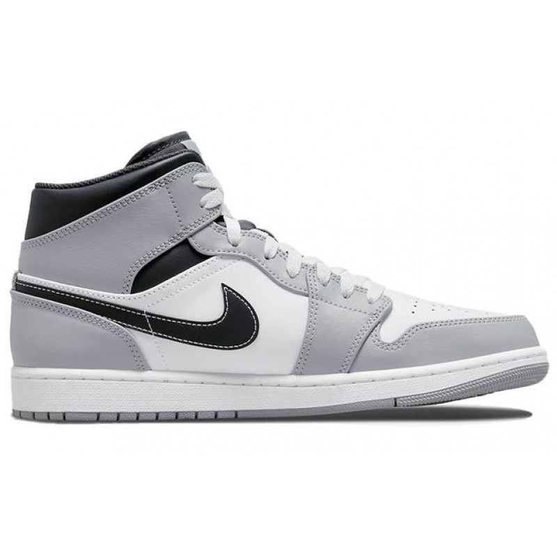 Air Jordan 1 Mid Light Smoke Grey 554724-078