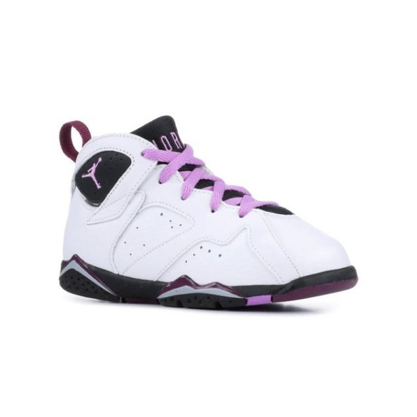 Air Jordan 7 Retro TD 'Fuchsia Glow' White/Fuchsia Glow-Black-Mulberry 705418-127