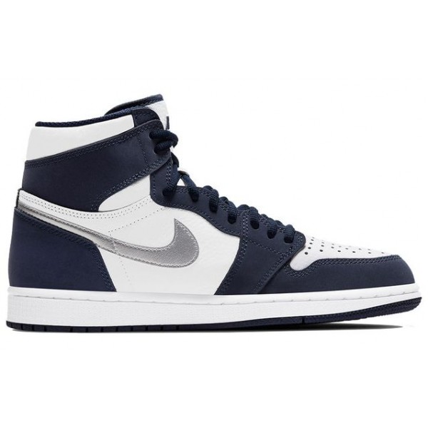 Air Jordan 1 Retro High co.JP 'Midnight Navy' Suitcase Special Box White/Midnight Navy/Metallic Silver DB5877-100