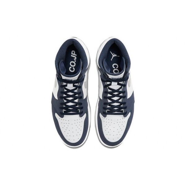 Air Jordan 1 Retro High co.JP 'Midnight Navy' Suitcase Special Box White/Midnight Navy/Metallic Silver DB5877-100