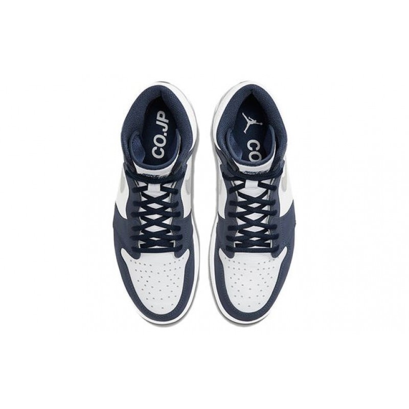 Air Jordan 1 Retro High co.JP 'Midnight Navy' Suitcase Special Box White/Midnight Navy/Metallic Silver DB5877-100